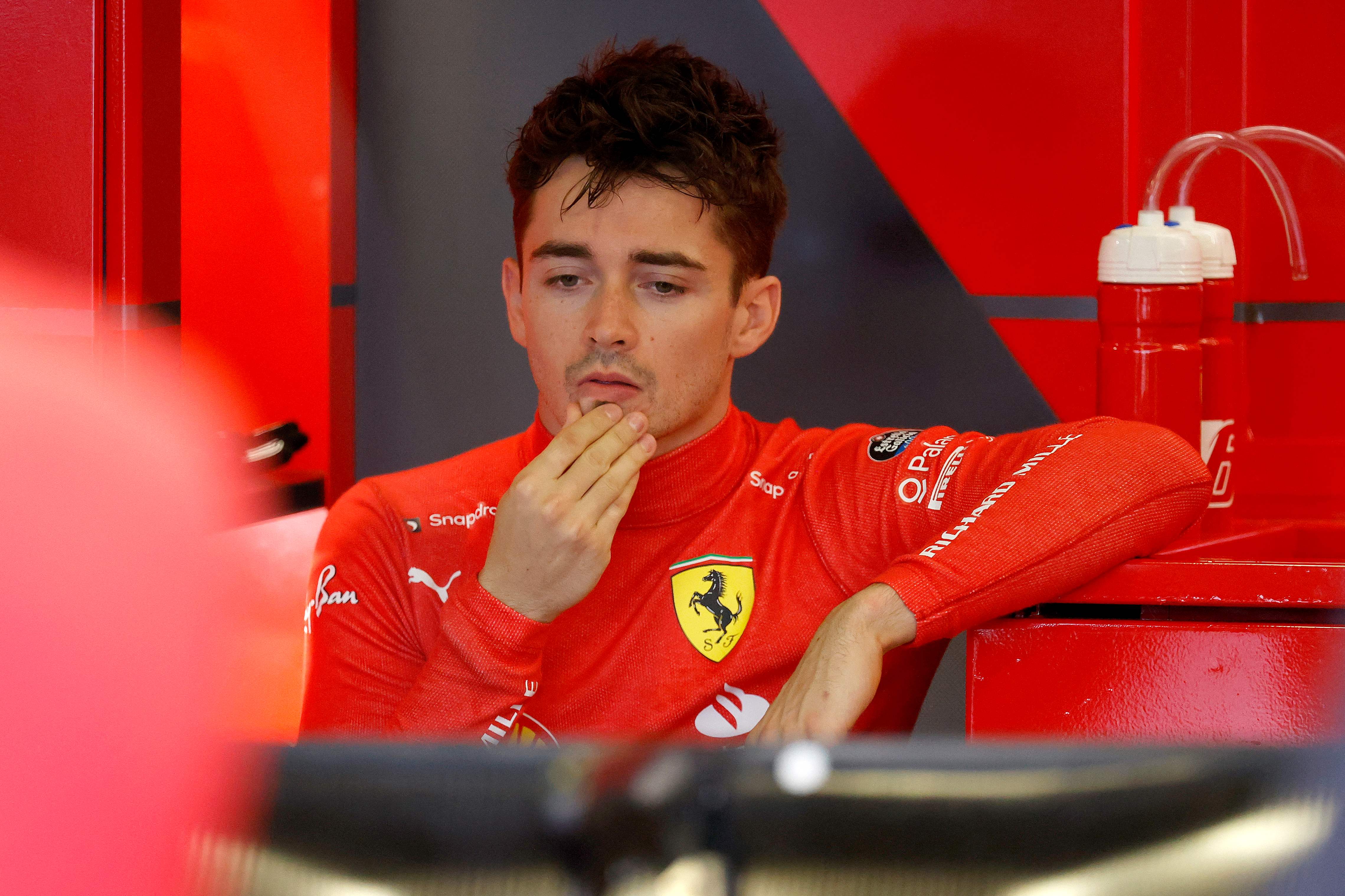 Pembalap Ferrari, Charles Leclerc.