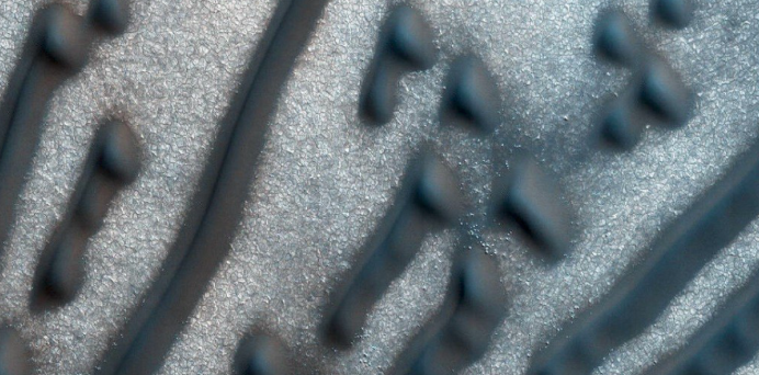 Gambar layaknya kode morse di Mars. 