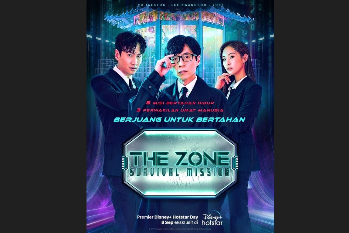 Poster acara realitas THE ZONE: Survival Mission