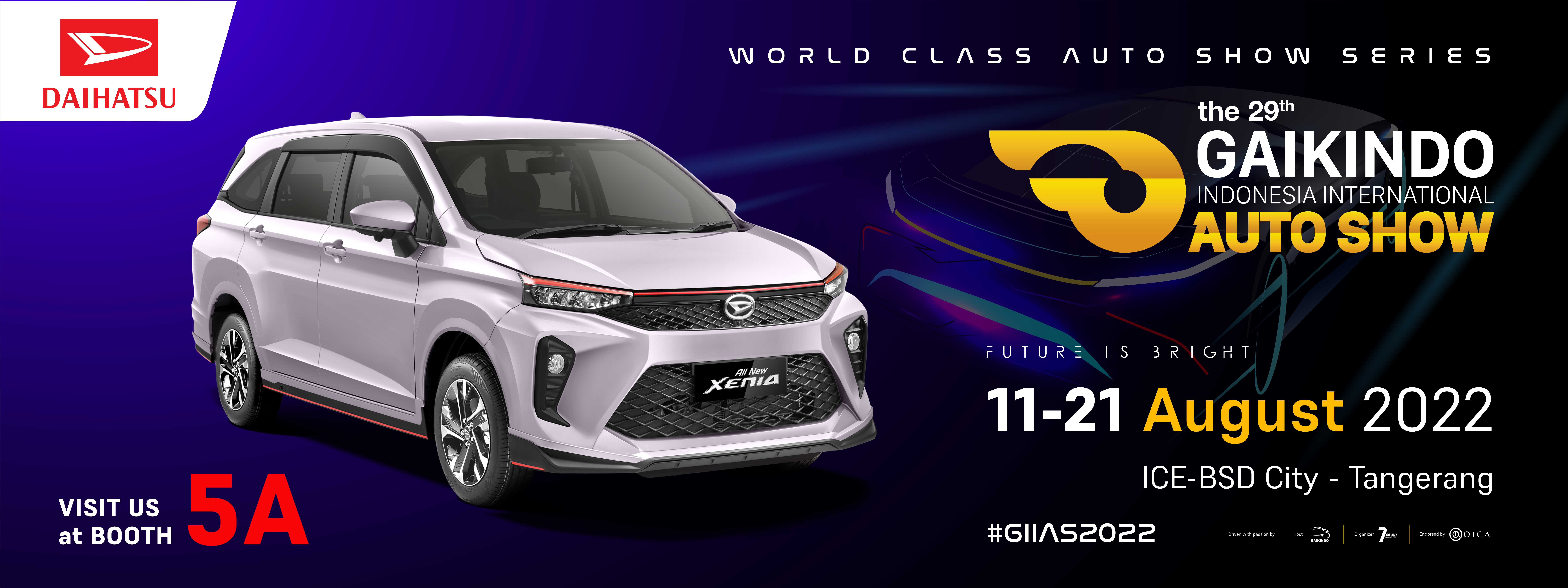 Dengan tema booth ‘Daihatsu Awesomeverse’ membuat booth Daihatsu yang berlokasi di Hall 5A seluas 1.480 m2 ini bernuansa modern dan artistik