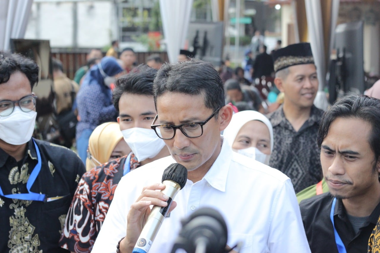 Menparekraf Sandiaga Salahuddin Uno, kembali menggelar festival film, yakni Festival Film Bulanan.