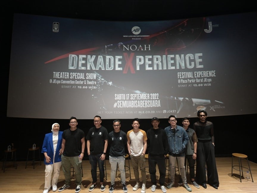 Pergelaran itu sebagai penghargaan atas eksistensi Noah menghibur jutaan penggemarnya di Indonesia hingga mancanegara.