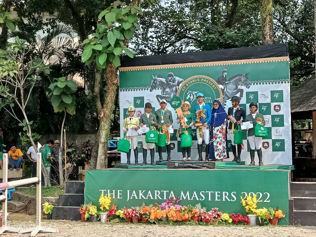 Kejuaraan olahraga berkuda The Jakarta Masters 2022 yang berlangsung pada 28-31 Juli 2022 di Arthayasa Stable Depok, Jawa Barat, 