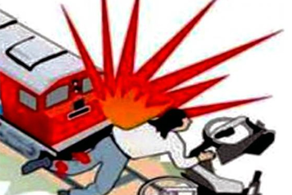 Ilustrasi tertabrak kereta