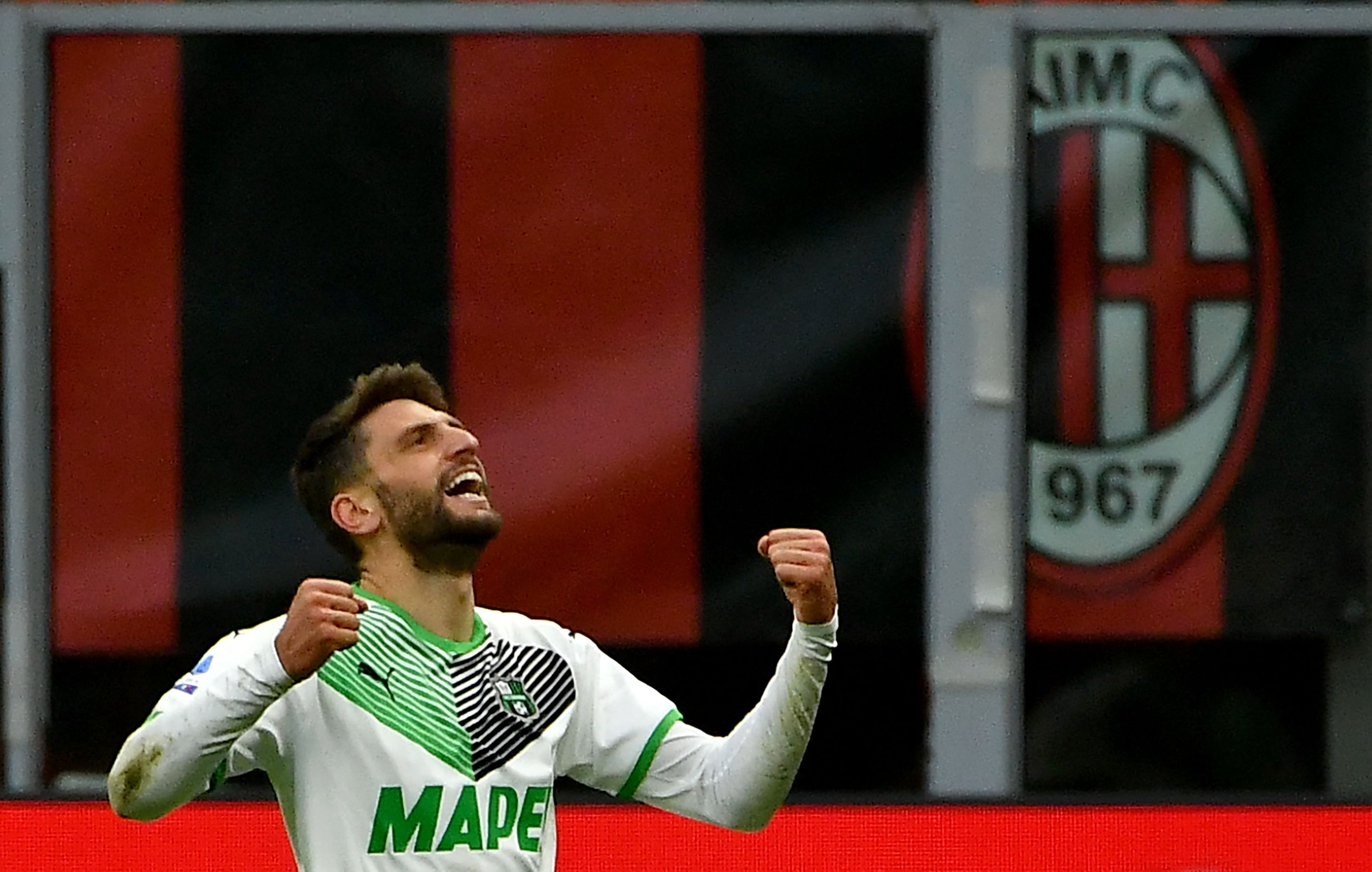 Penyerang Sassuolo Domenico Berardi