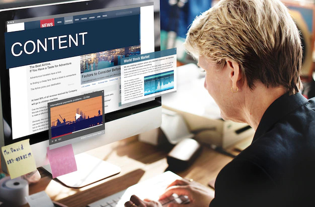 Ilustrasi konten internet