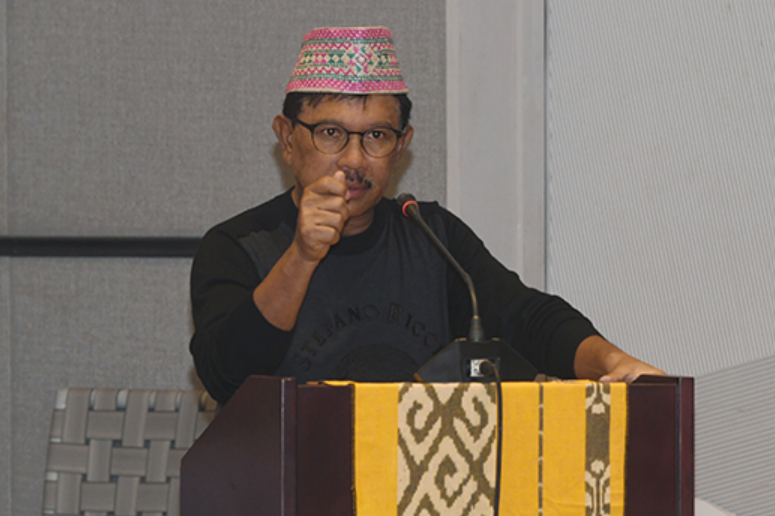 Menkominfo Johnny G Plate Forum Diskusi Mari Cerita tentang Bakti (Martabak) Edisi Pemimpin Redaksi di Labuan Bajo, Manggarai Barat.