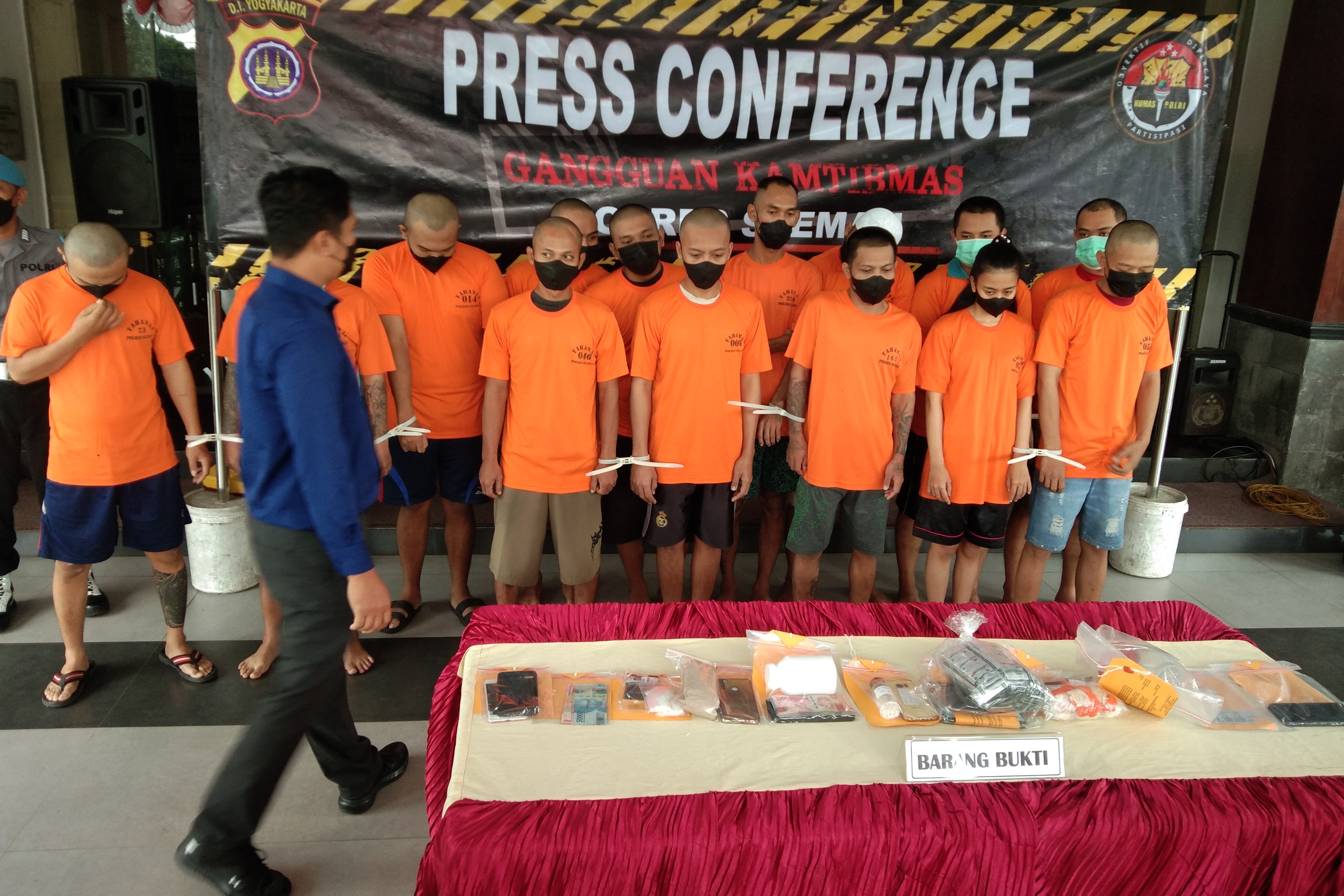 Polres Sleman Tangkap Suami Istri Pengedar Pil Trihexyphenidyl