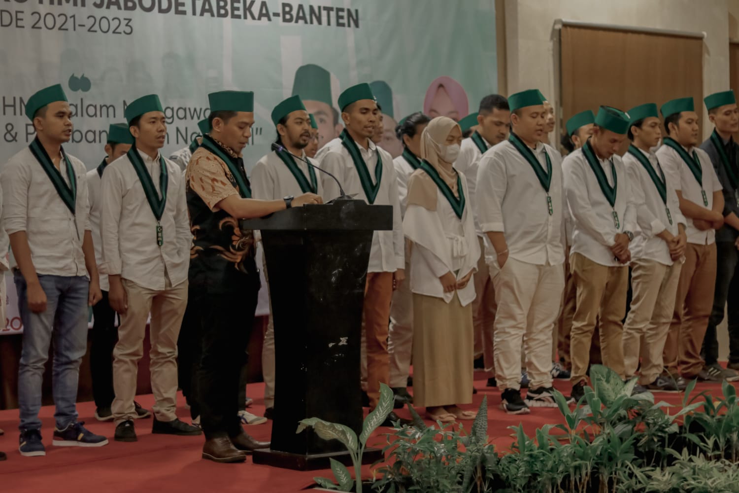 Pengurus Badko HMI Jabodetabek periode 2021-2023 akhirnya resmi dilantik PB HMI di Jakarta, Sabtu (13/8/2022)