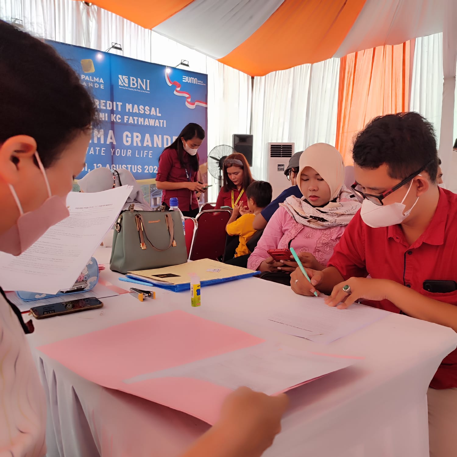 Akad massal BNI dengan pembeli La Plasma Grande