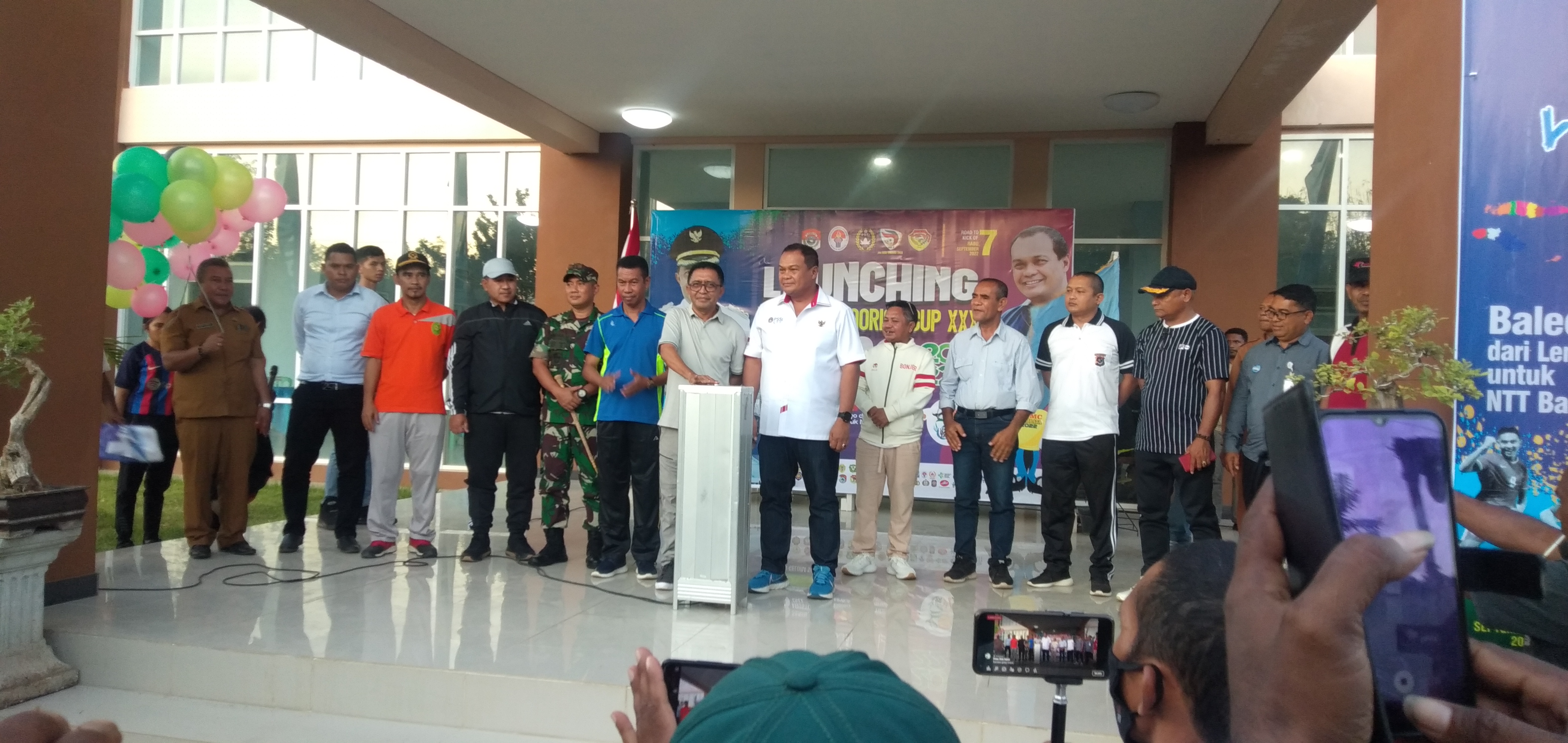 Pembukaan Turnamen El Tari Memorial Cup di Lembata, NTT.