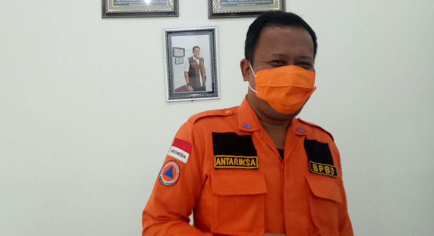 Kepala Badan Penanggulangan Bencana Daerah (BPBD) Provinsi Babel, Mikron Antariksa 