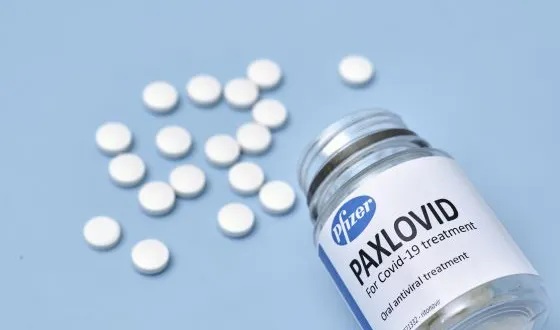 Obat Covid-19 Paxlovid (Nirmatrelvir) buatan perusahaan farmasi dan bioteknonologi AS, Pfizer. 