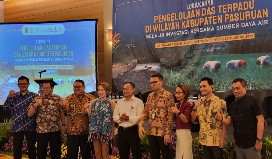 Lokakarya Pengelolaan DAS Tepadu di Wilayah Kabupaten Pasuruan, Jatim, pada Rabu (24/8).