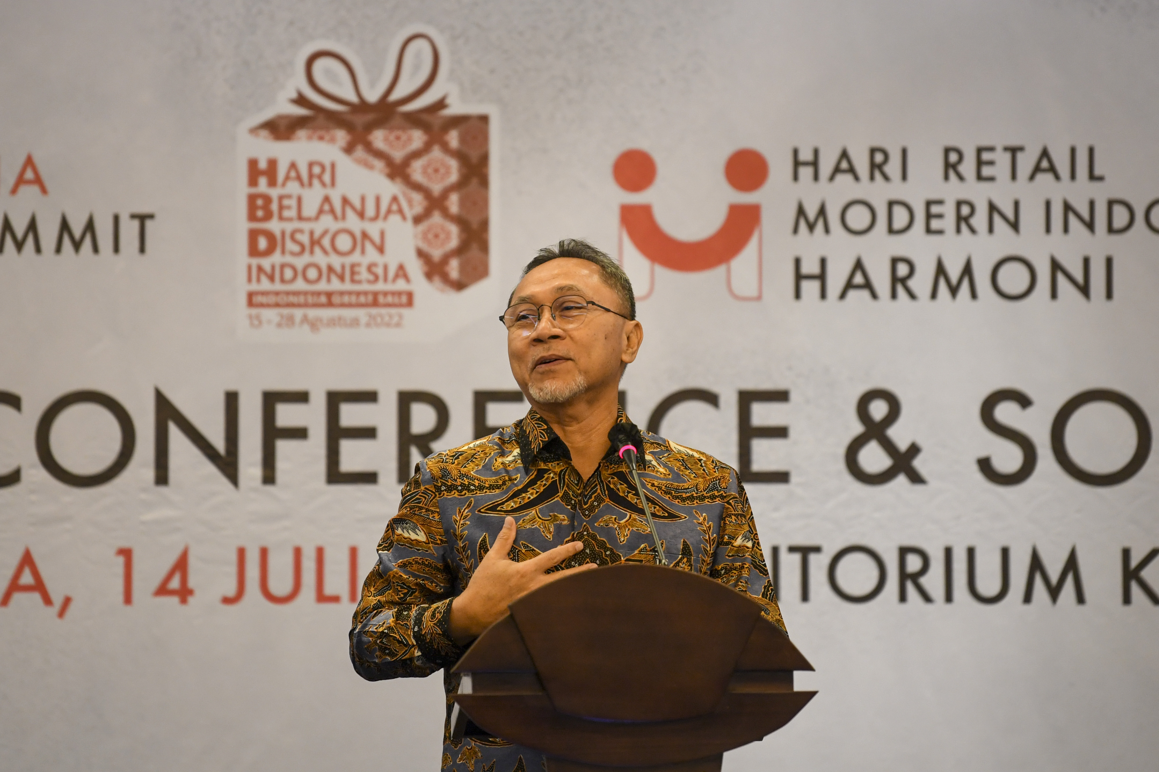 Menteri Perdagangan Zulkifli Hasan.