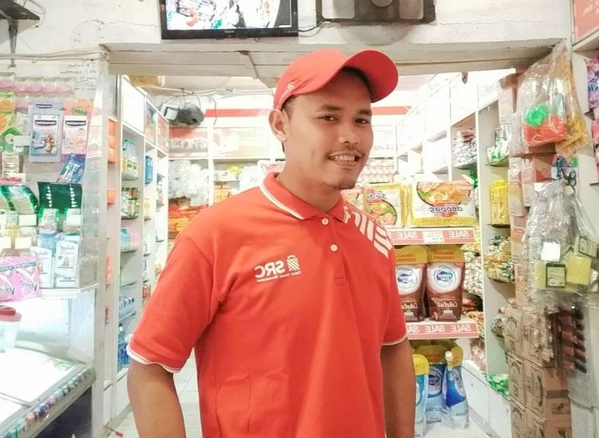 Inri Lesmana, Pelaku UMKM binaan SRC yang kini punya tiga toko kelontong