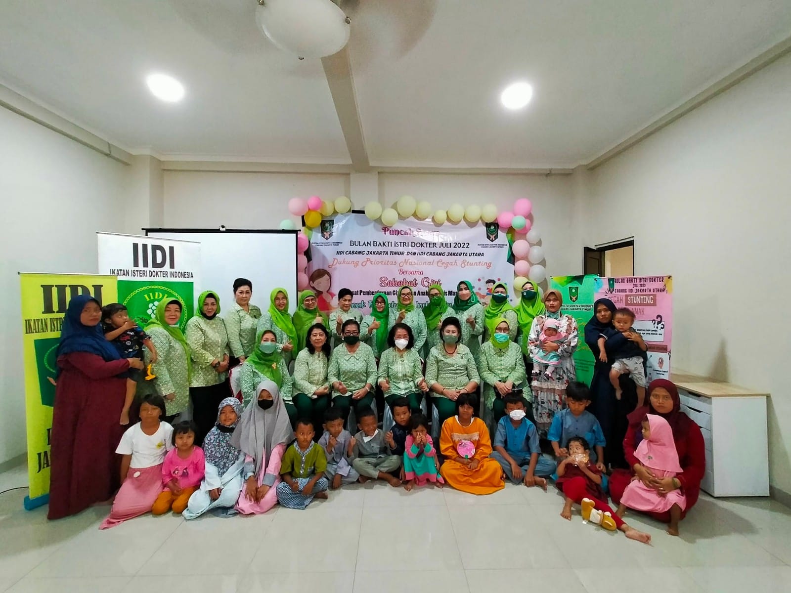 Aksi pencegahan stunting di Rumah Singgah Sahabat Gizi, Cilincing, Jakarta Utara.