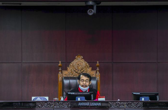 Ketua MK Anwar Usman.