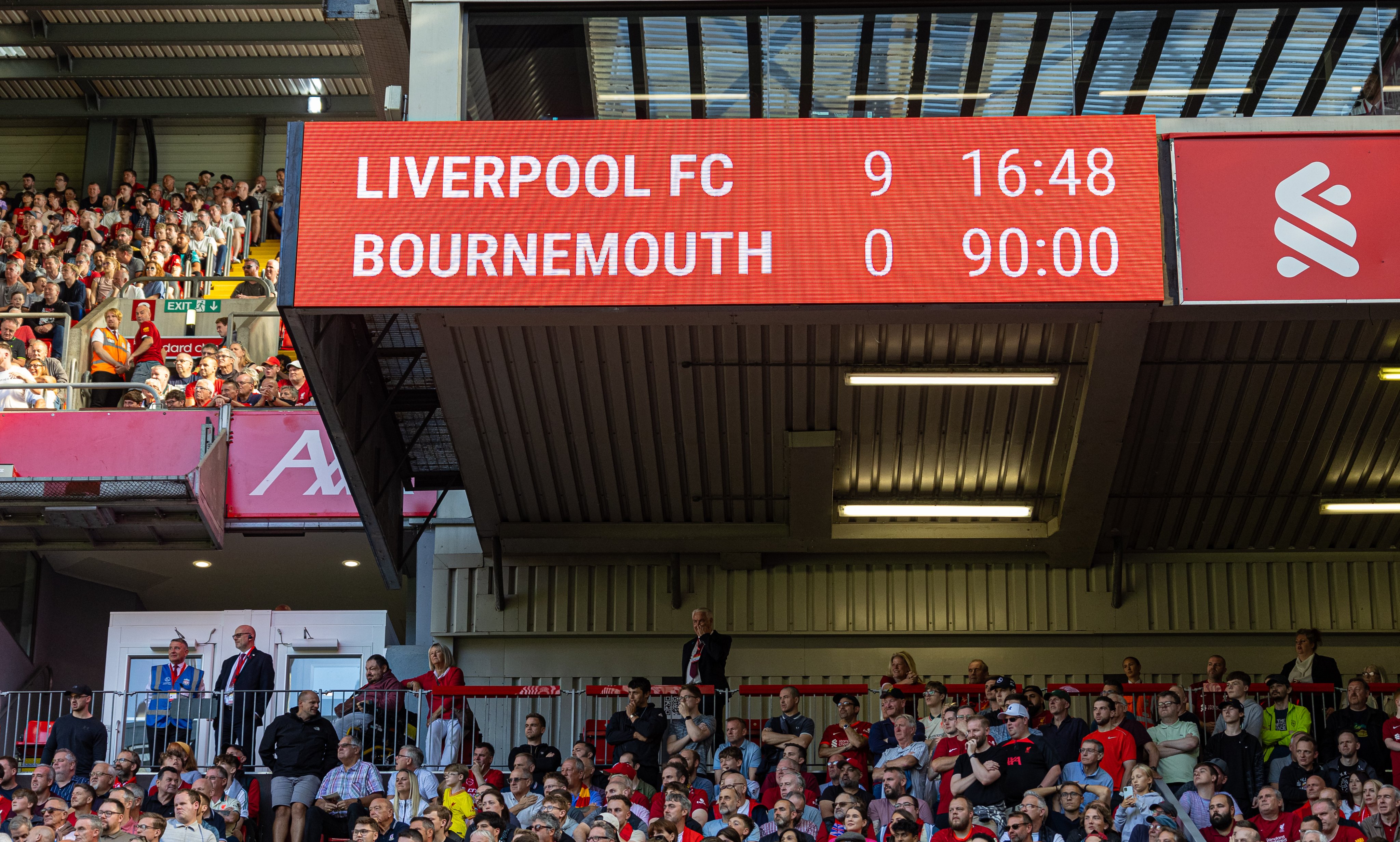 Hasil laga Liverpool lawan Bournemouth