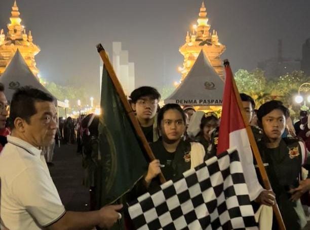 Wagub DKI Jakarta A RIza Patria melepas Lalinju SMA Labscholl jakarta