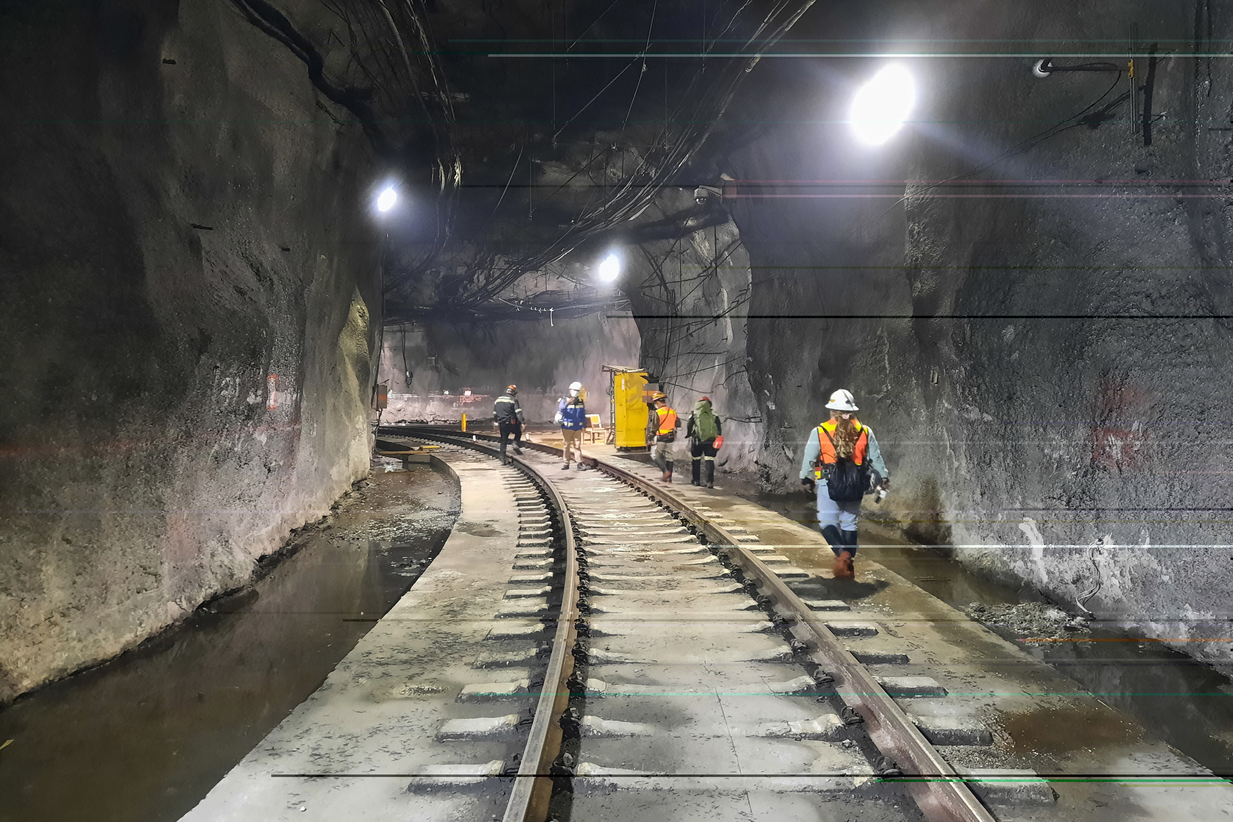 Kawasan pertambangan bawah tanah PT Freeport Indonesia