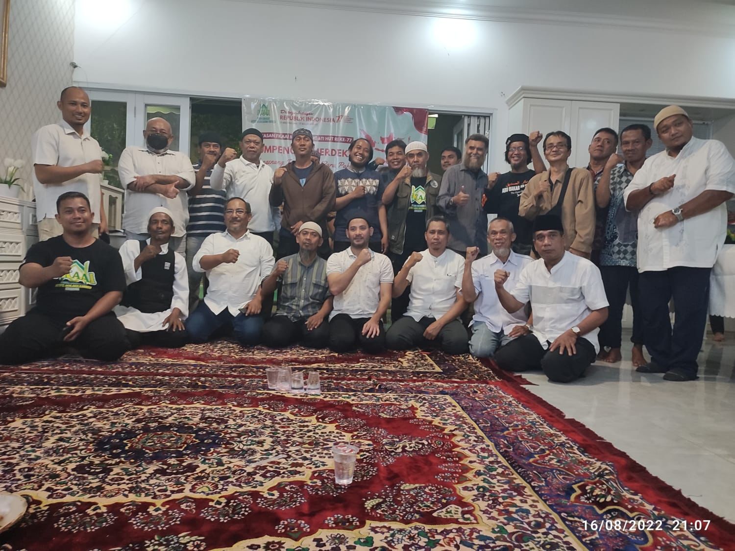 Acara refleksi kemerdekaan bertema  'Tumpeng Kemerdekaan: Mengenang Perjuangan para Pahlawan'.