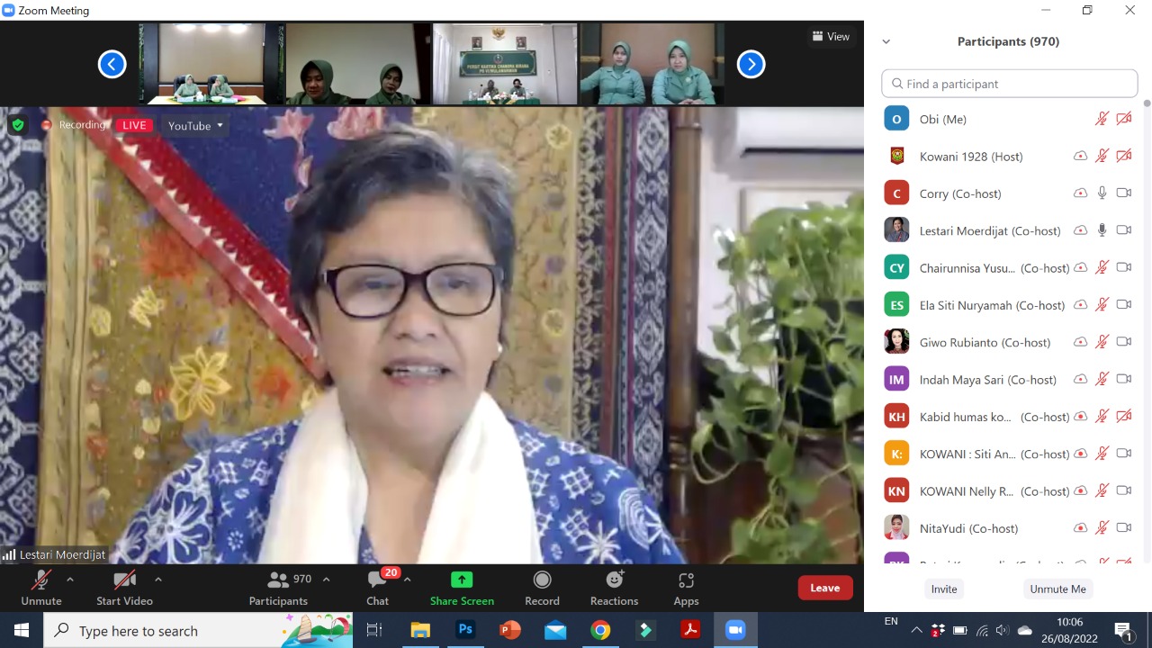 Wakil Ketua MPR Lestari Moerdijat