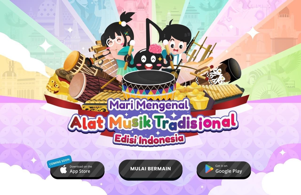 Aplikasi Mari Mengenal Alat Musik Tradisional yang dikembangkan IMU Indonesia