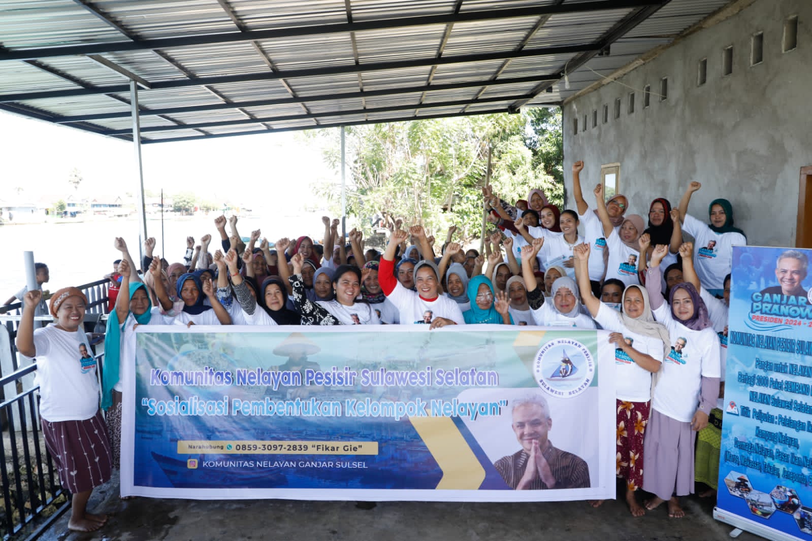 Ini Alasan Nelayan Kampung Solo Pangkep Dukung Ganjar