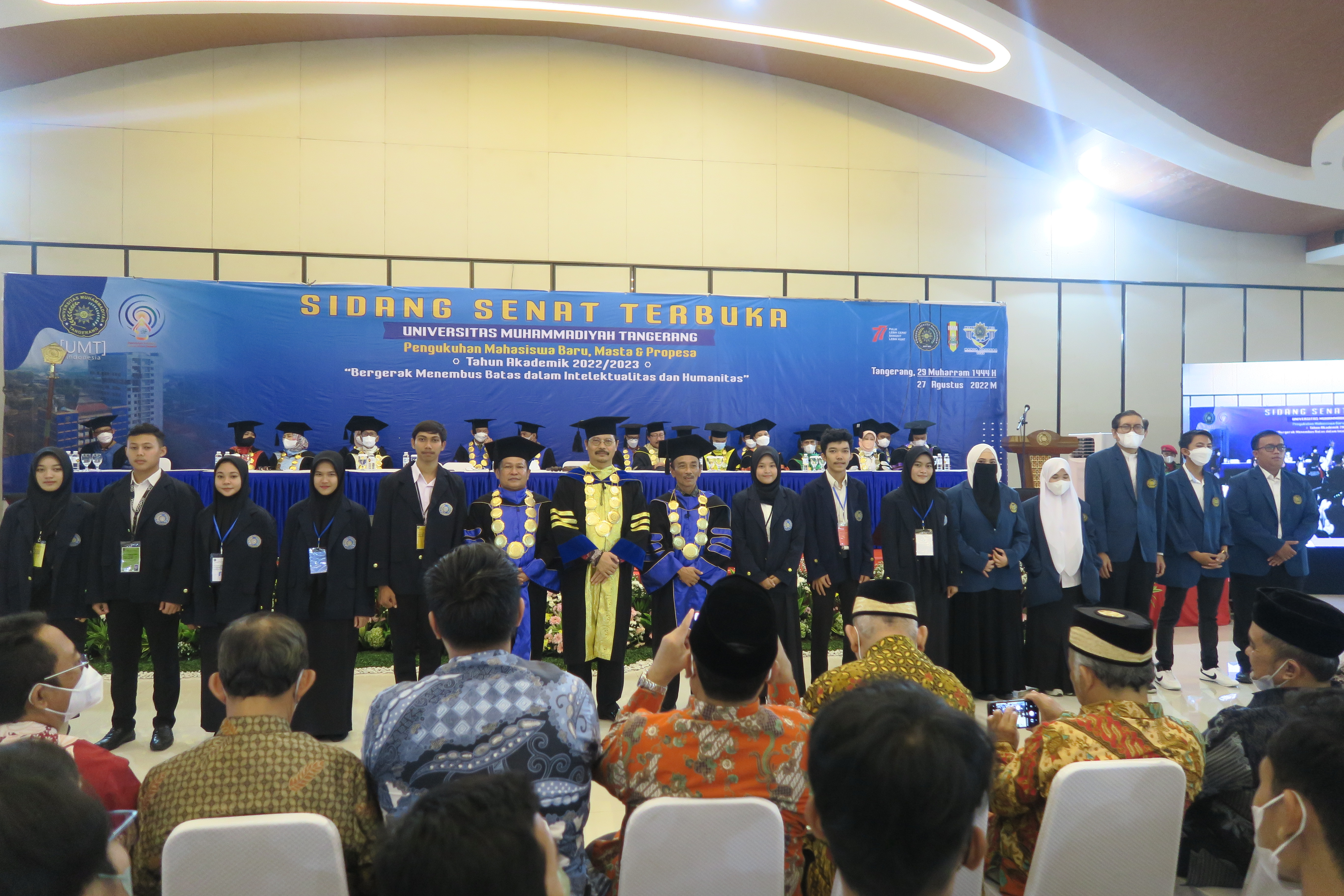 Pengukuhan mahasiswa baru Universitas Muhammadiyah Tangerang