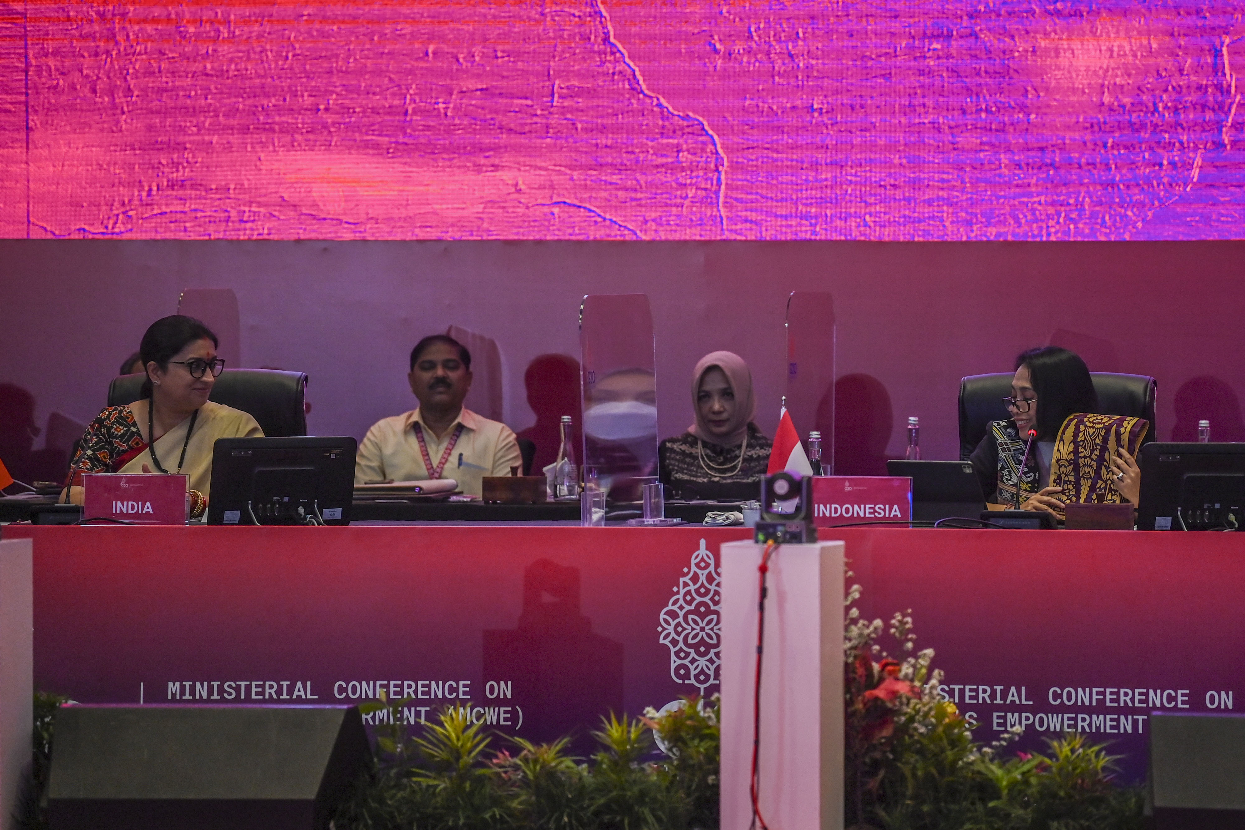 PENUTUPAN MINISTERIAL CONFERENCE ON WOMEN'S EMPOWEMENT G20 DI BALI, Kamis (25/8).