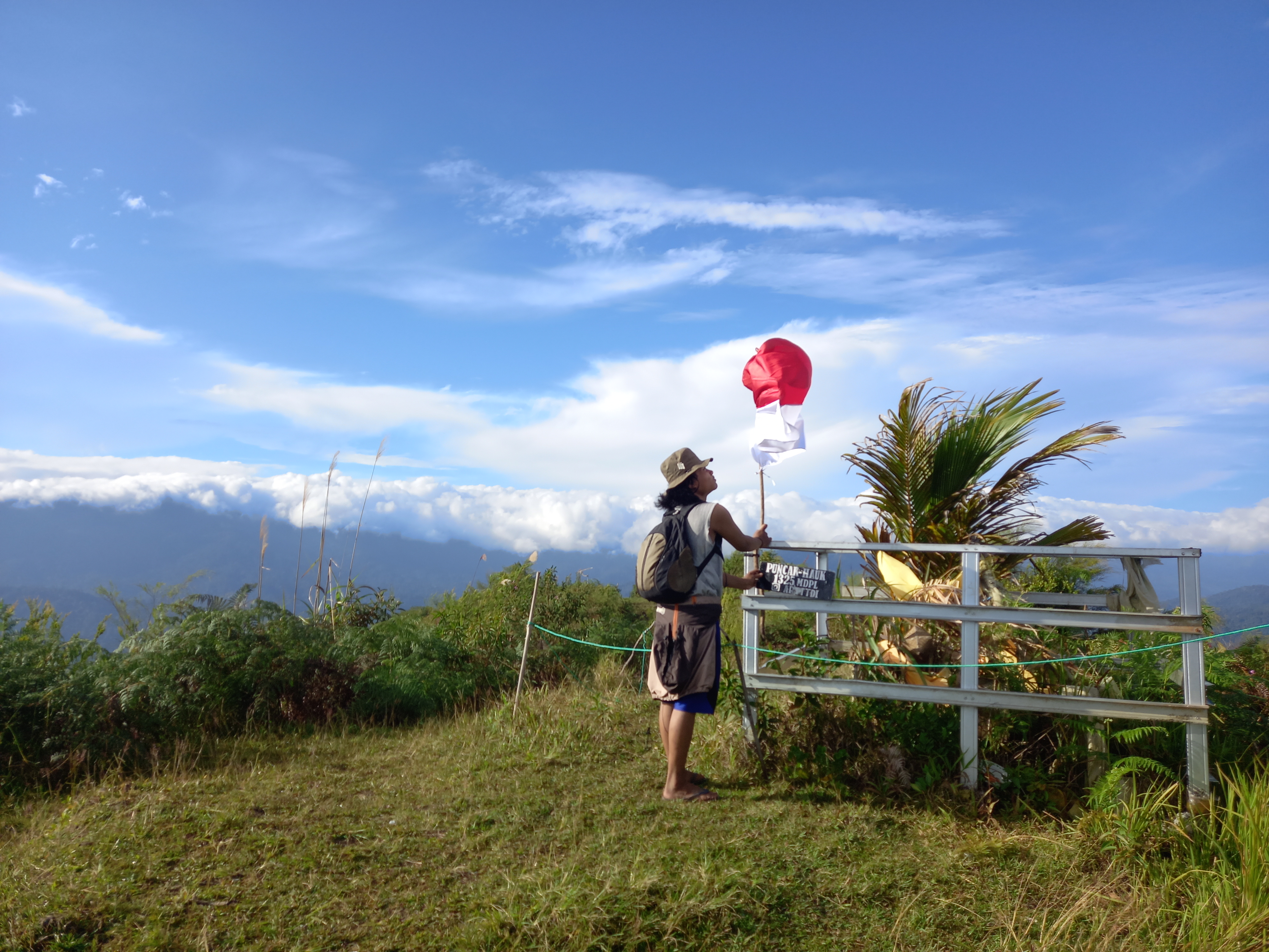 Puncak Gunung Hauk di Kalimantan Selatan.