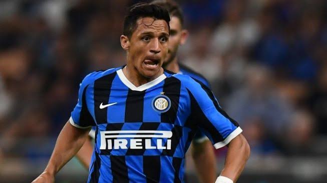 Alexis Sanchez saat berseragam Inter Milan