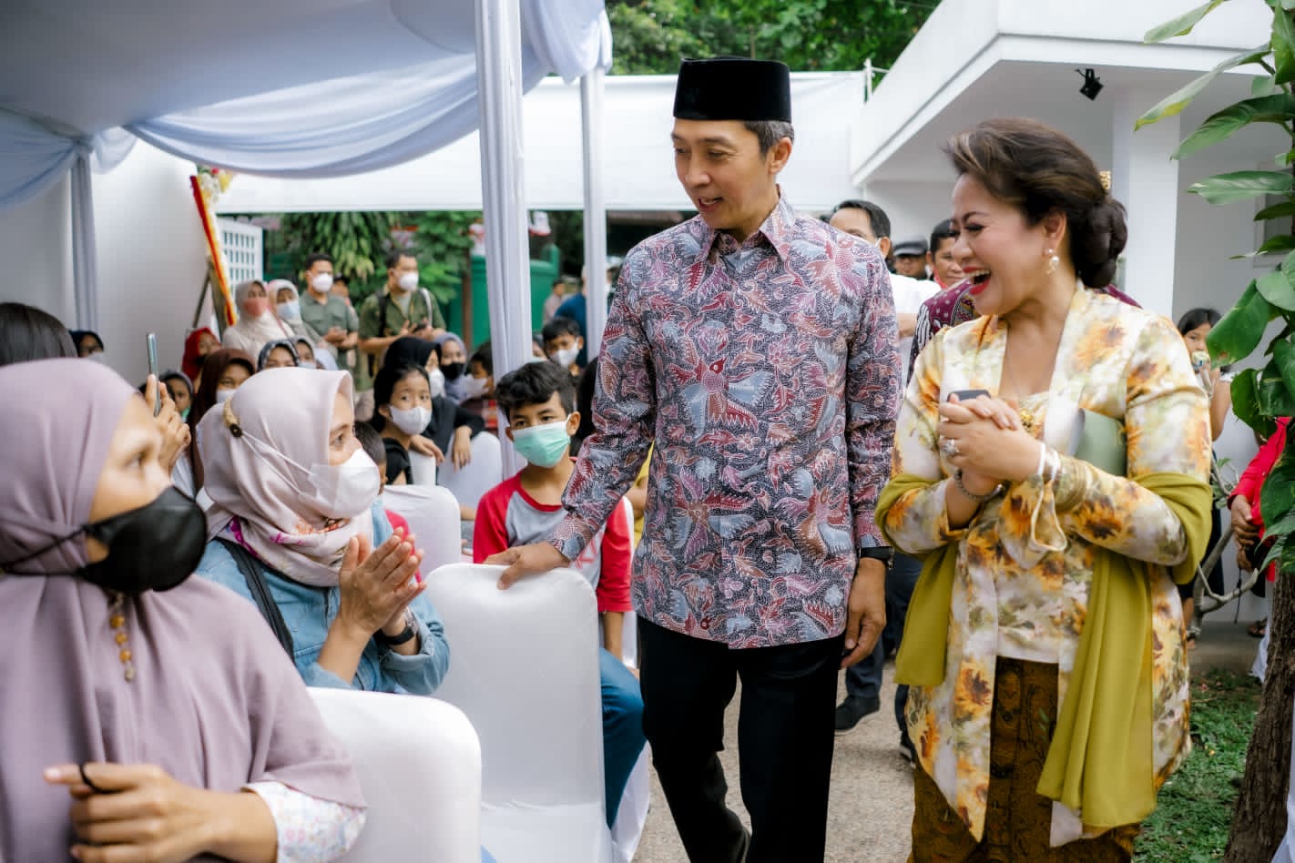 Sentra Imunisasi dan penyuluhan yang digelar Melli Darsa Center untuk mendukung Bulan Imunisasi Anak Nasional