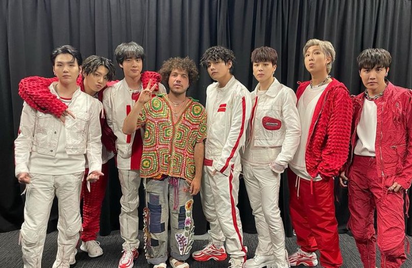 Benny Blanco bersama BTS