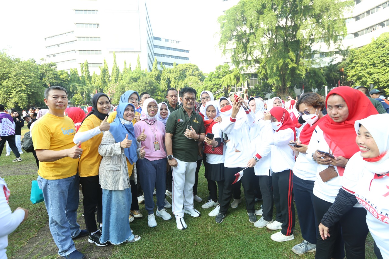 Mentan SYL di kantor Kementan