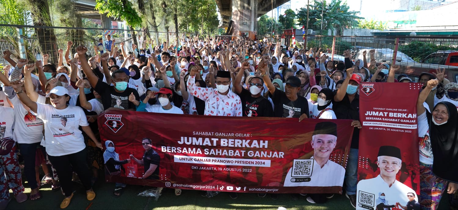 Jumat Berkah, Sahabat Ganjar Tabur Kebaikan di Lima Provinsi 