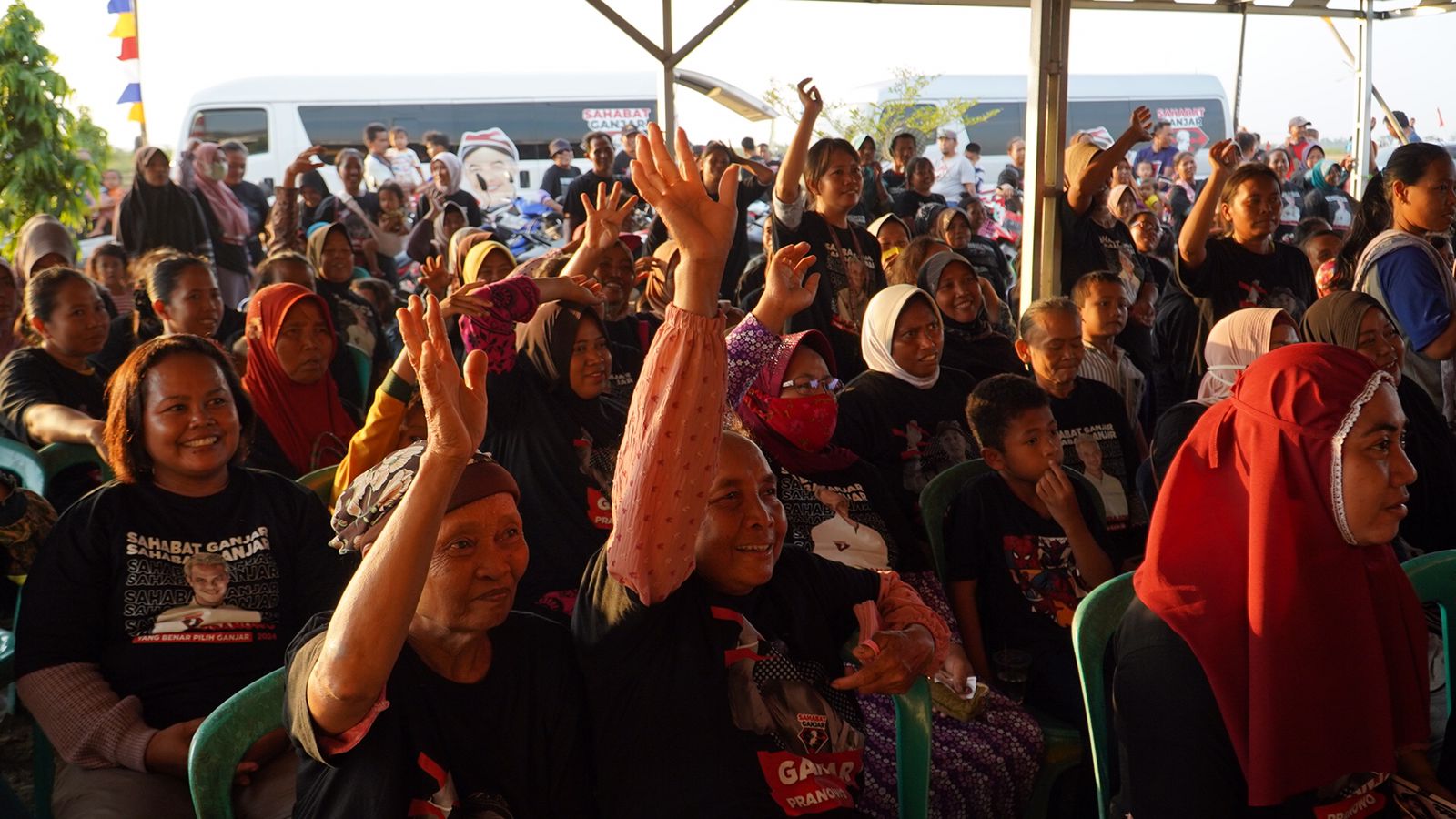 Kegiatan Sahabat Ganjar di Majalengka.