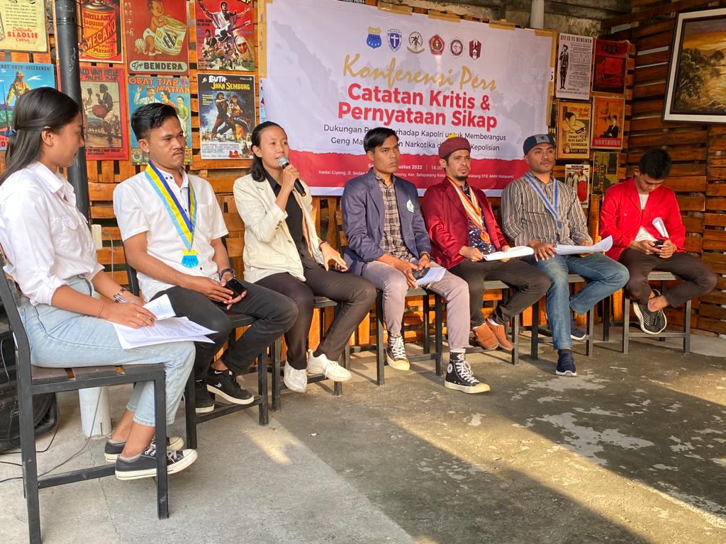 Pernyataan sikap Kelompok Cipayung Plus Kota Mataram, NTB atas langkah Kapolri Jenderal Listyo Sigit Prabowo dalam kasus tewasnya Brigadir J