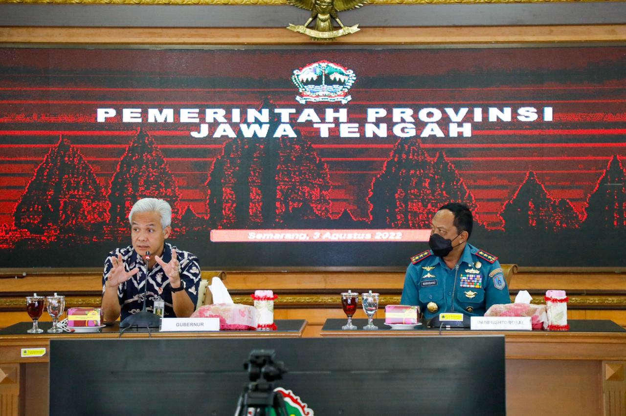 Ganjar Gandeng TNI AL Manfaatkan Teknologi Hidro-Oseanografi