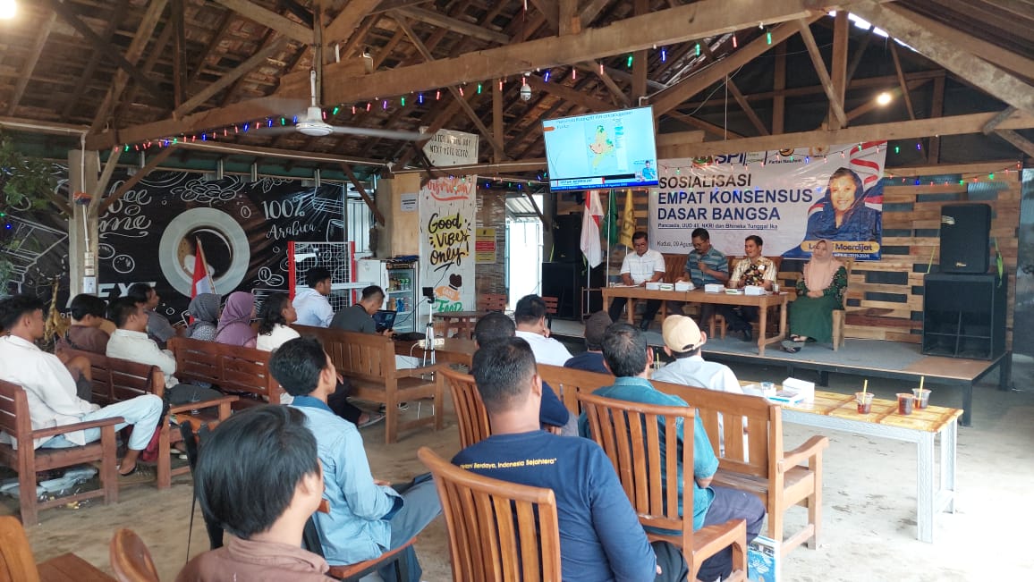 Sosialisasi empat konsensus dasar bangsa oleh Wakil Ketua MPR RI Lestari Moerdijat bersama SPI Kudus 