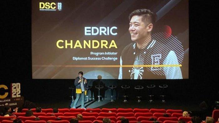 Program Initiator DSC 2022 Edric Chandra pada acara Diplomat Success Challange (DSC) 2022. 