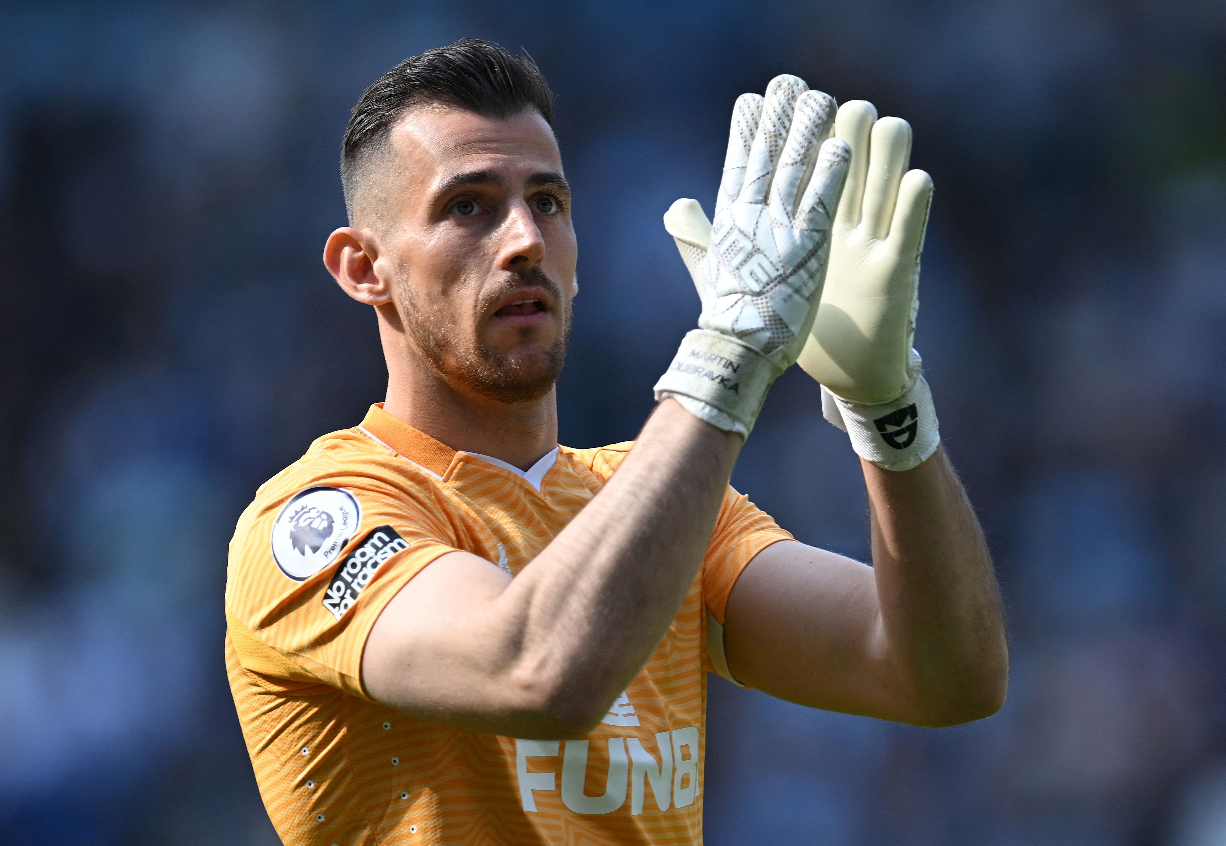 Penjaga gawang Newcastle United Martin Dubravka