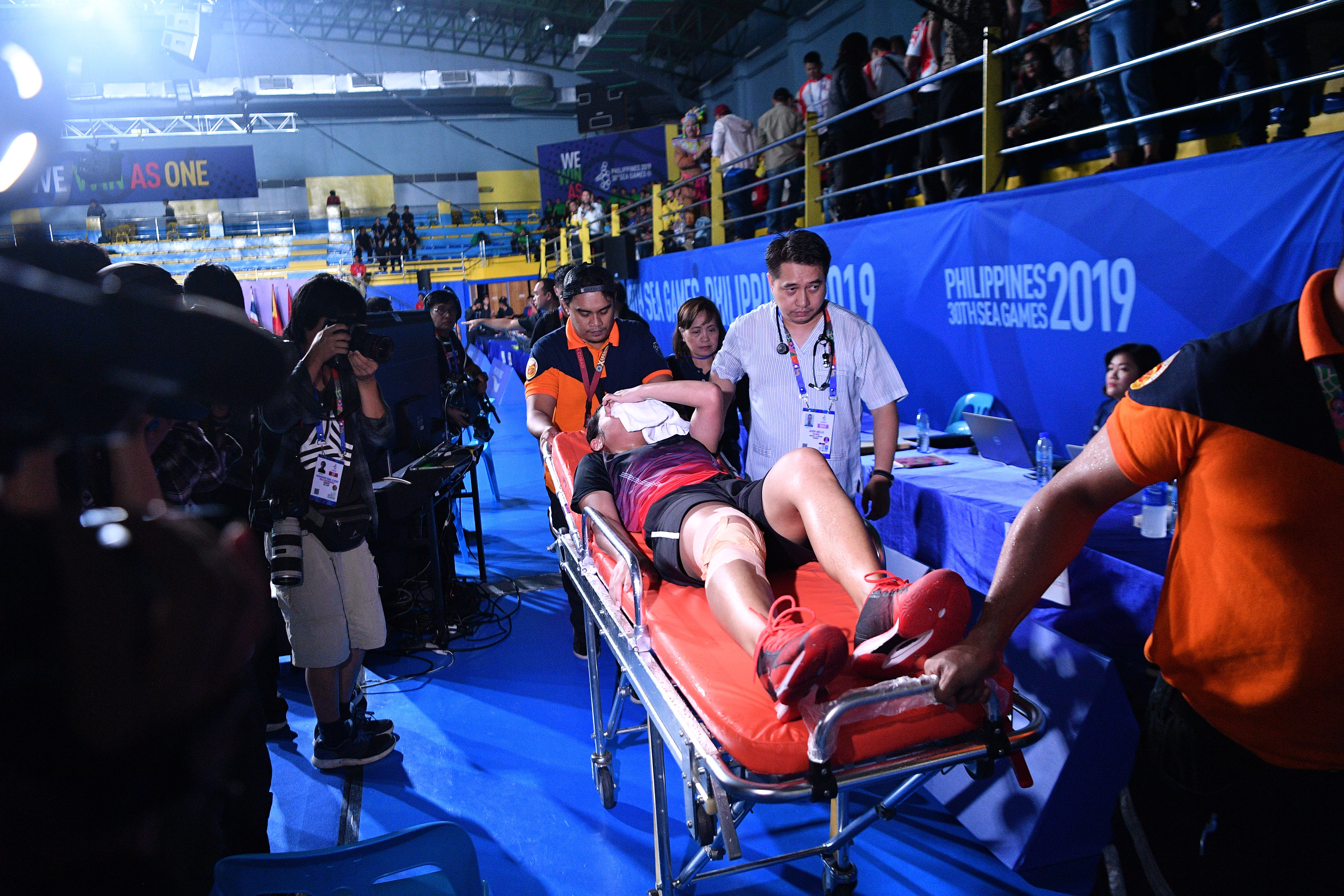 Ilustrasi--Pebulu tangkis putri Gregoria Mariska Tunjung mengalami cedera saat tampil di SEA Games 2019.