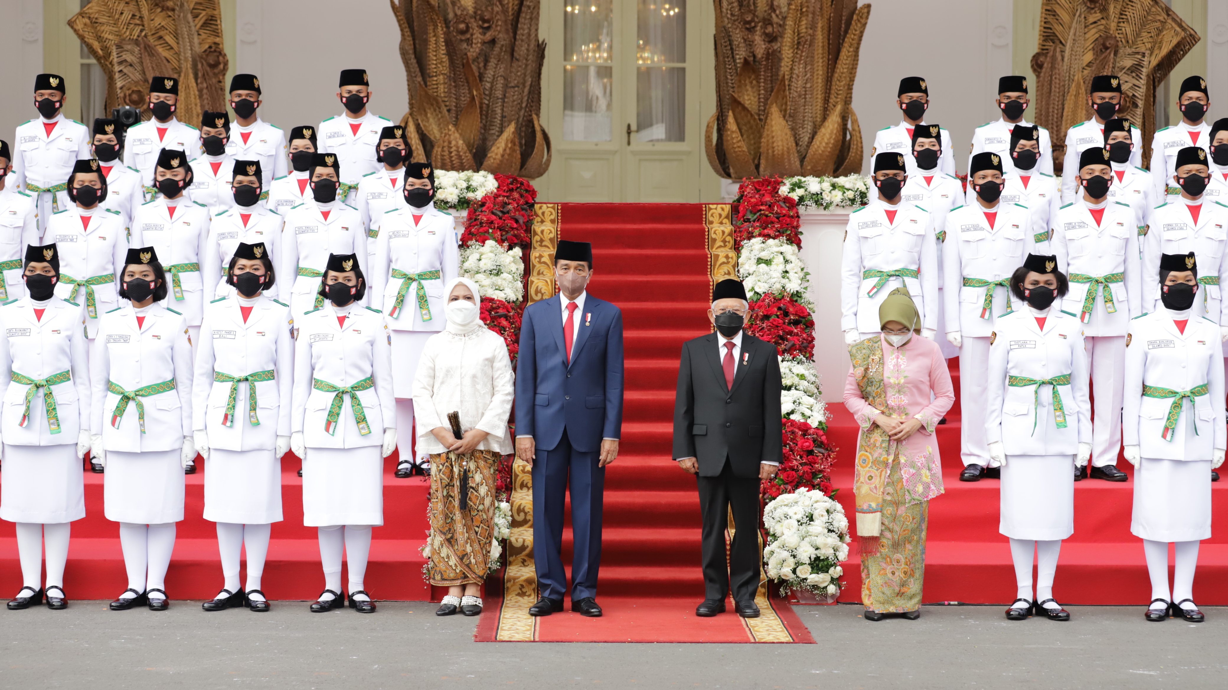 Momen pengukuhan Paskibraka 2022