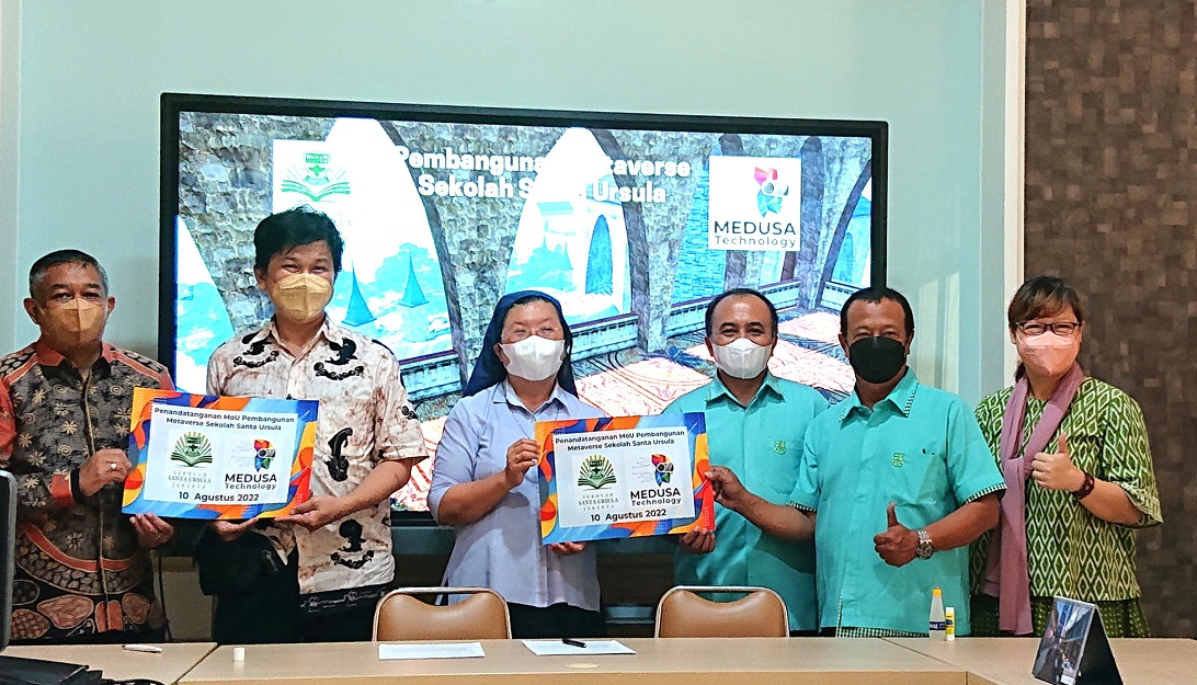 Pembangunan Metaverse Sekolah Santa Ursula Jakarta Dimulai