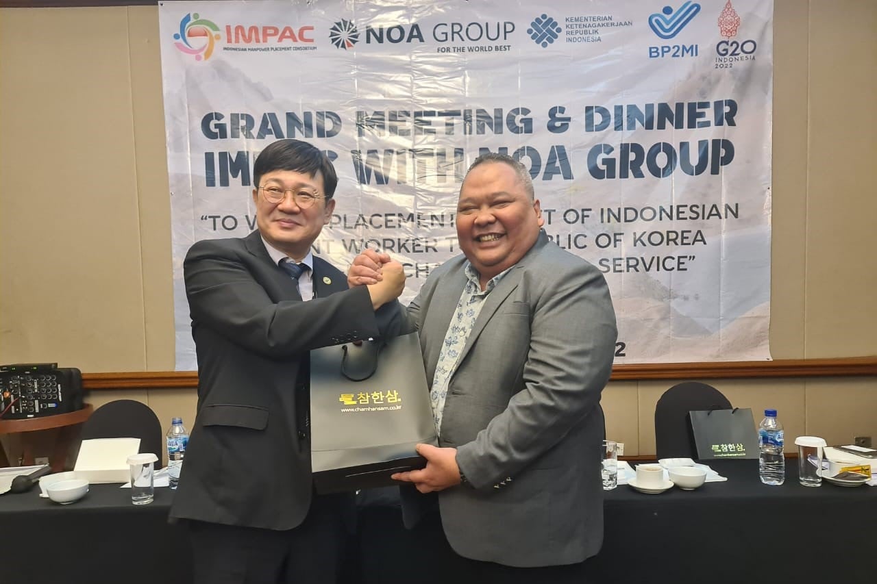 Pertemuan Impac dengan Noa Group Korea mematangkan rencana penempatan pekerja migran Indonesia (PMI) ke Korea Selatan melalui skema p to p.