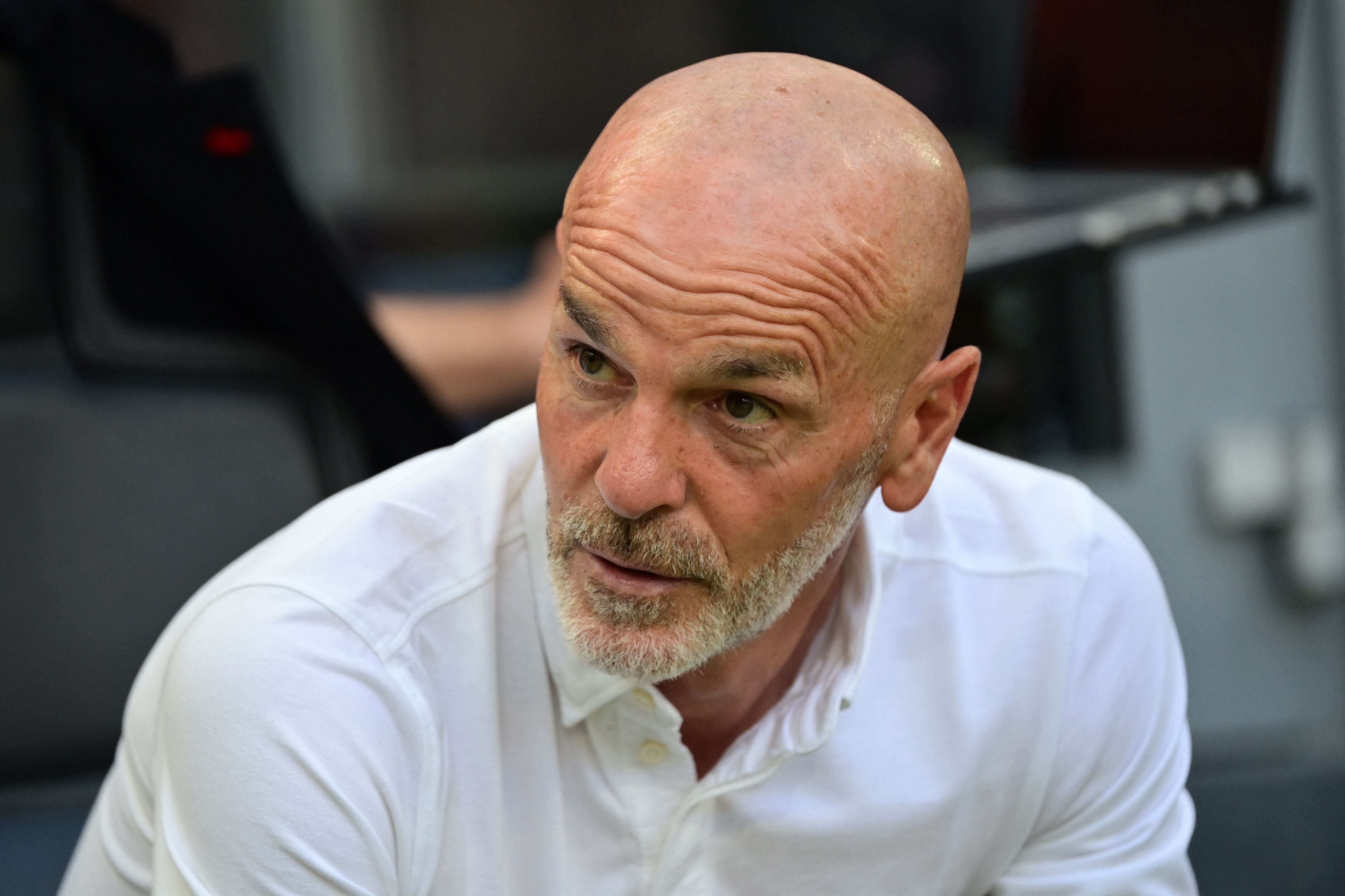 Pelatih AC Milan Stefano Pioli