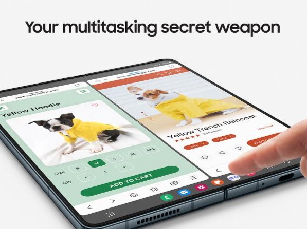 Bagi pengguna yang berkutat dengan dokumen dan office work lain, Galaxy Z Fold4 5G ialah foldable yang tepat.