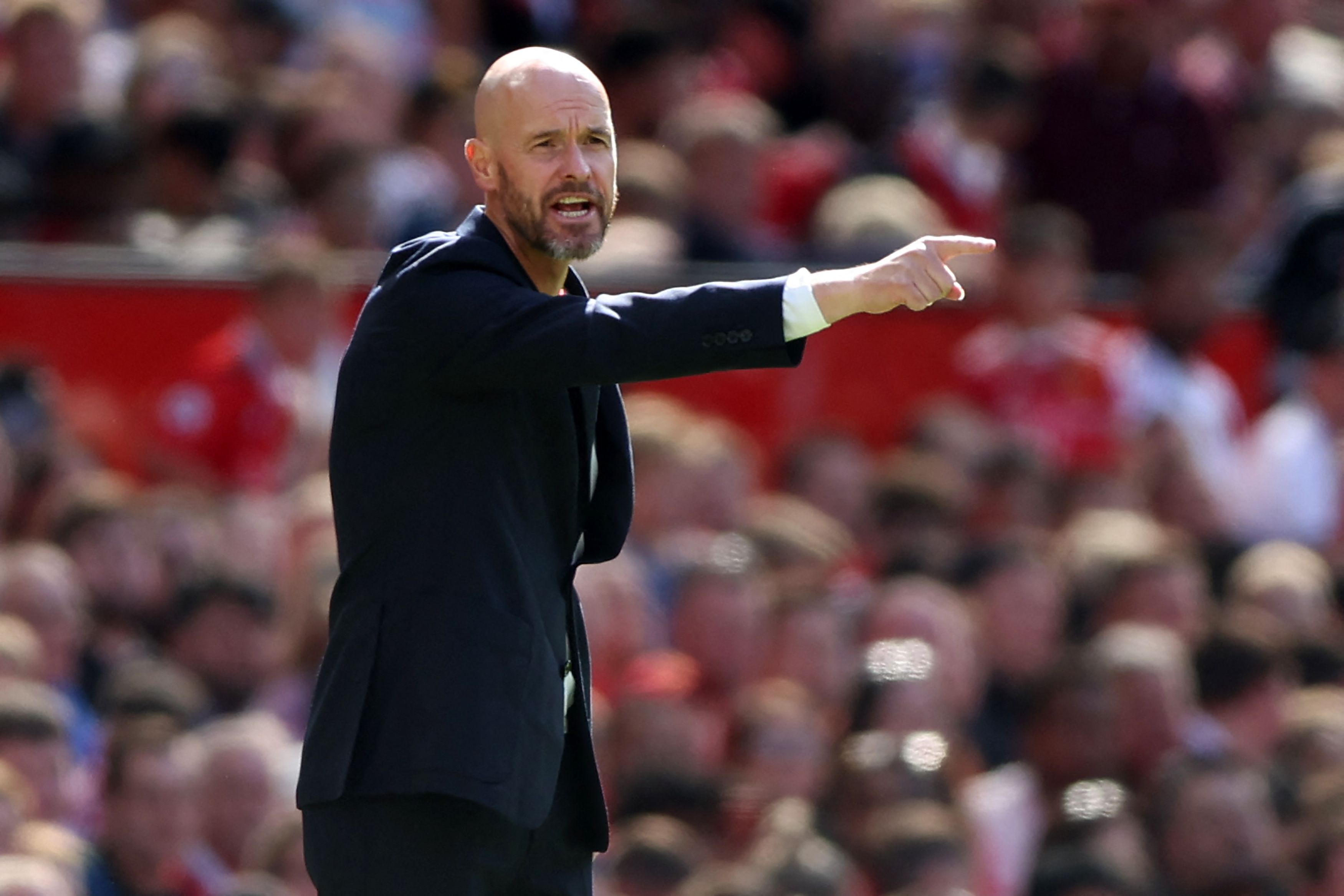 Pelatih Manchester United Erik ten Hag